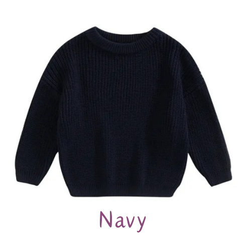 Floral Initial Letter Embroidered Jumper