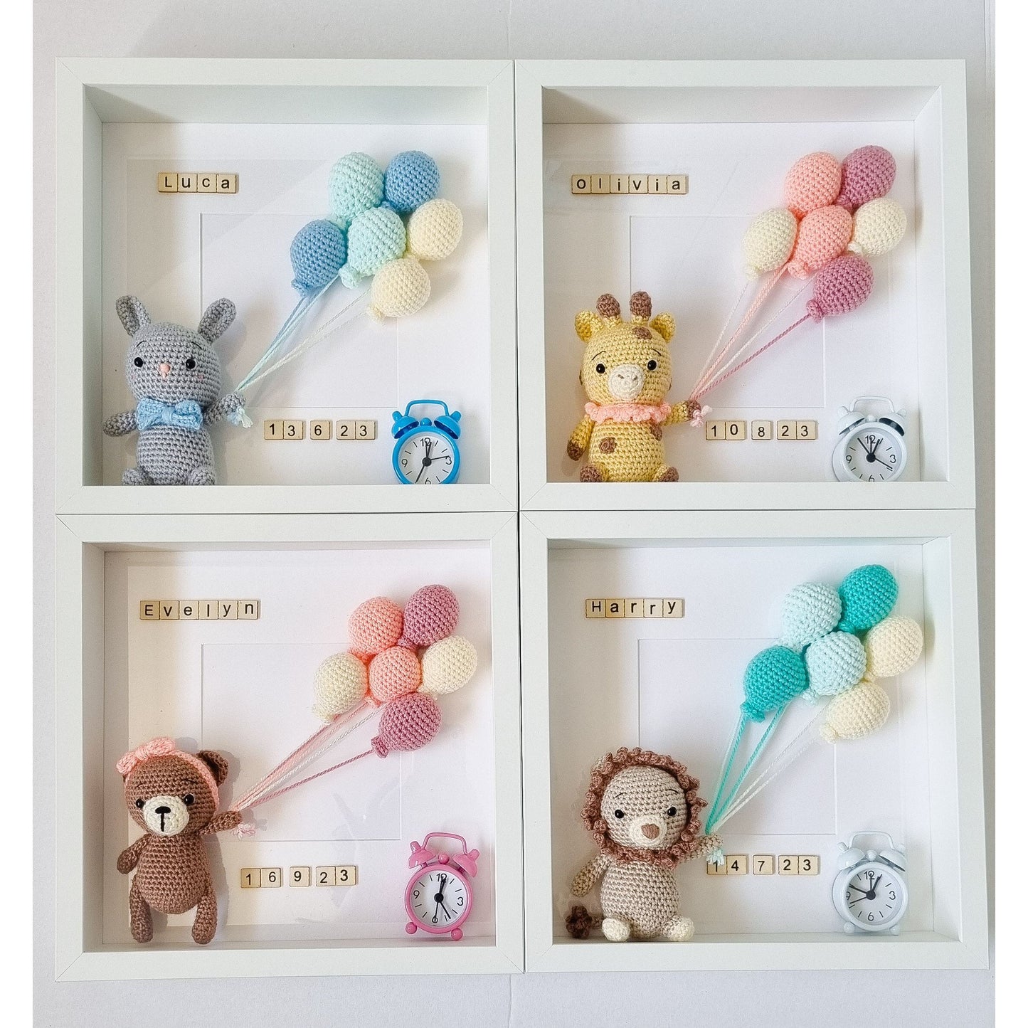 Rabbit Birth Date Frame
