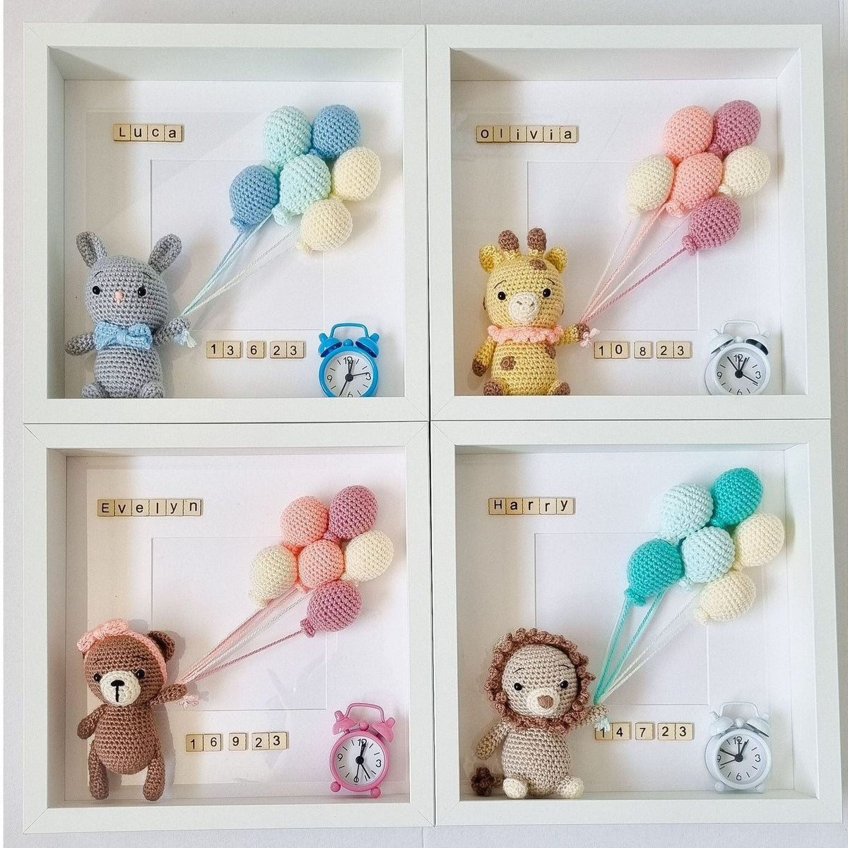 Lion Birth Date Frame