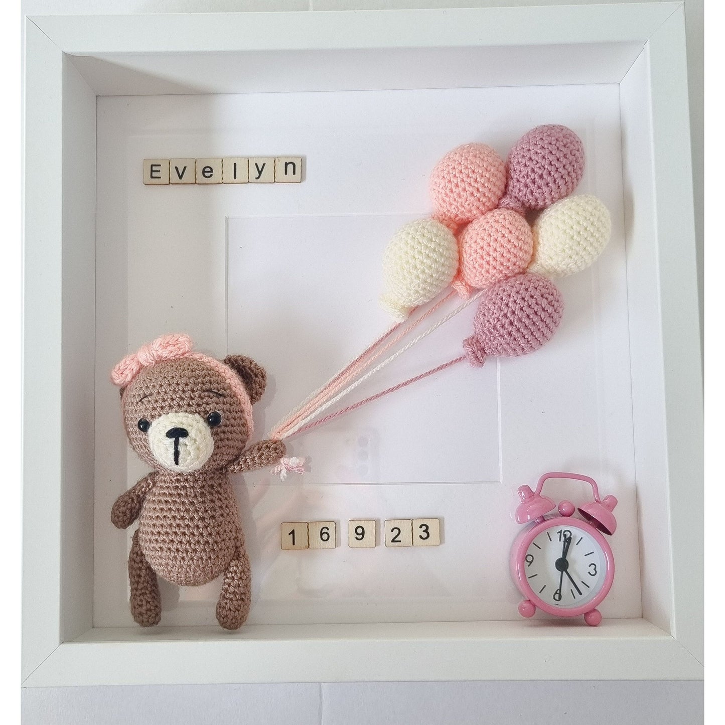 Bear Birth Date Frame