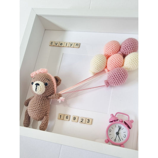 Bear Birth Date Frame