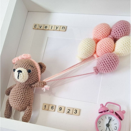 Bear Birth Date Frame