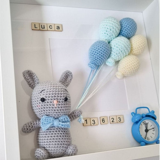 Rabbit Birth Date Frame