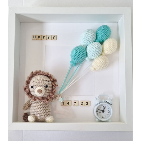 Lion Birth Date Frame
