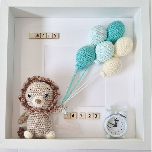 Lion Birth Date Frame