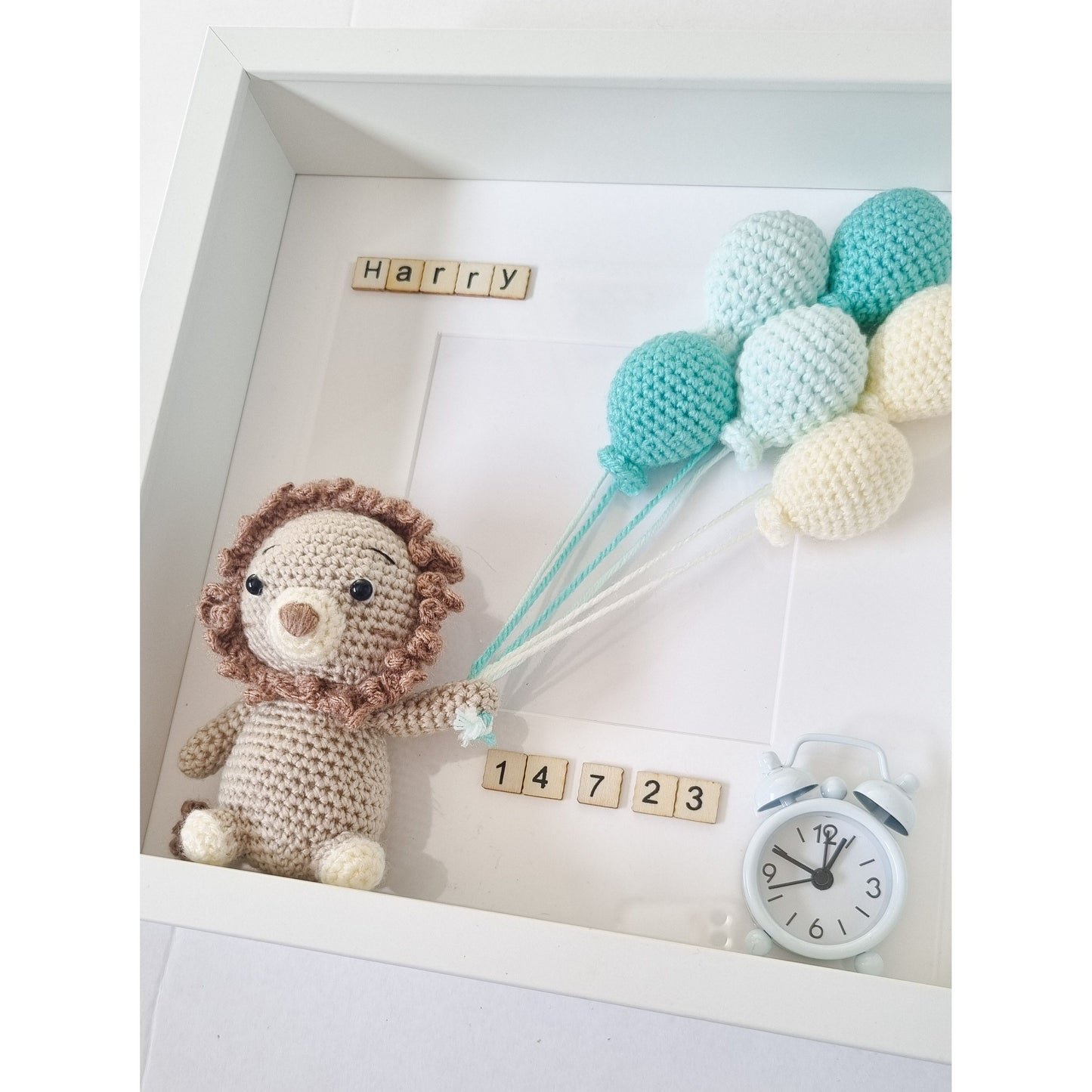 Lion Birth Date Frame