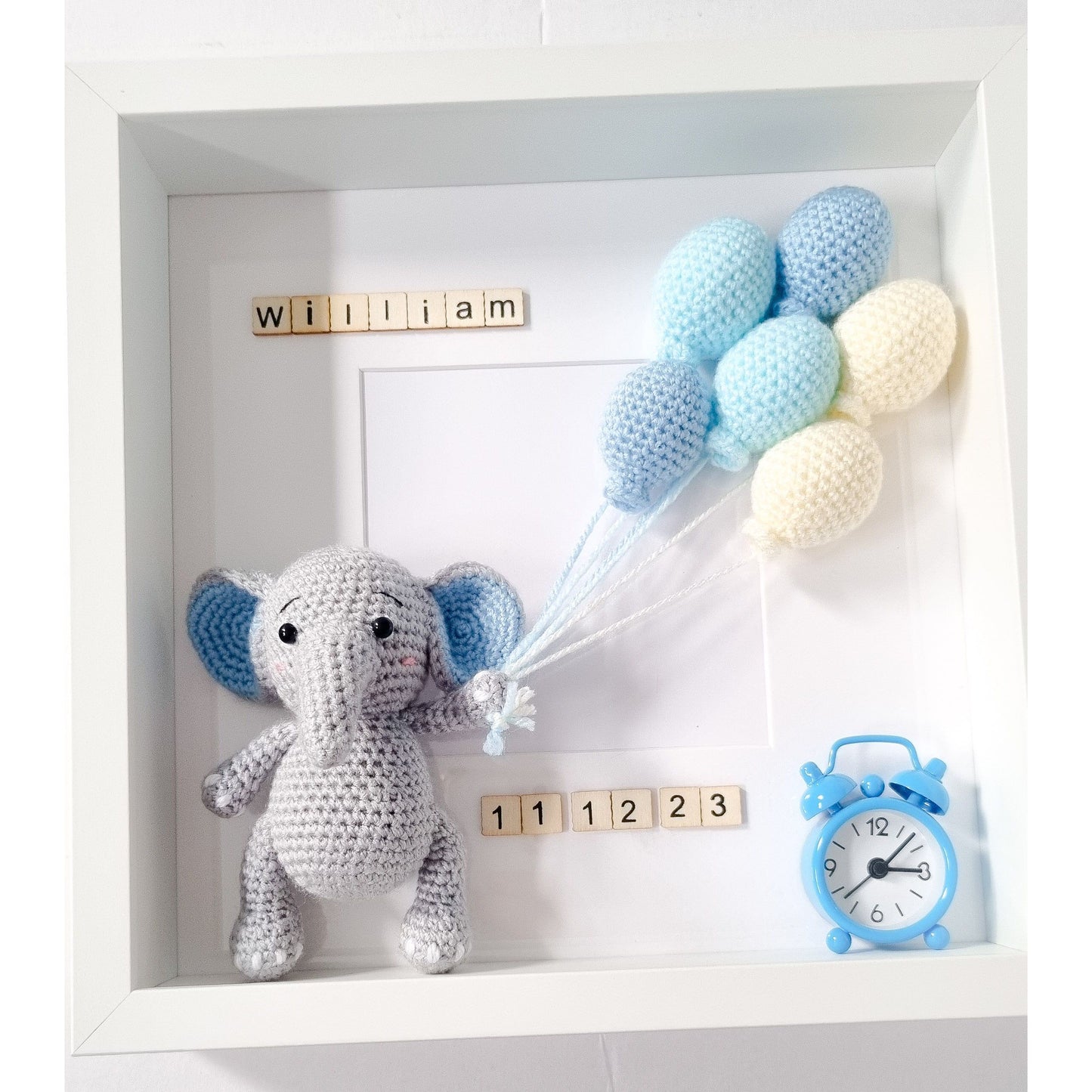 Elephant Birth Date Frame