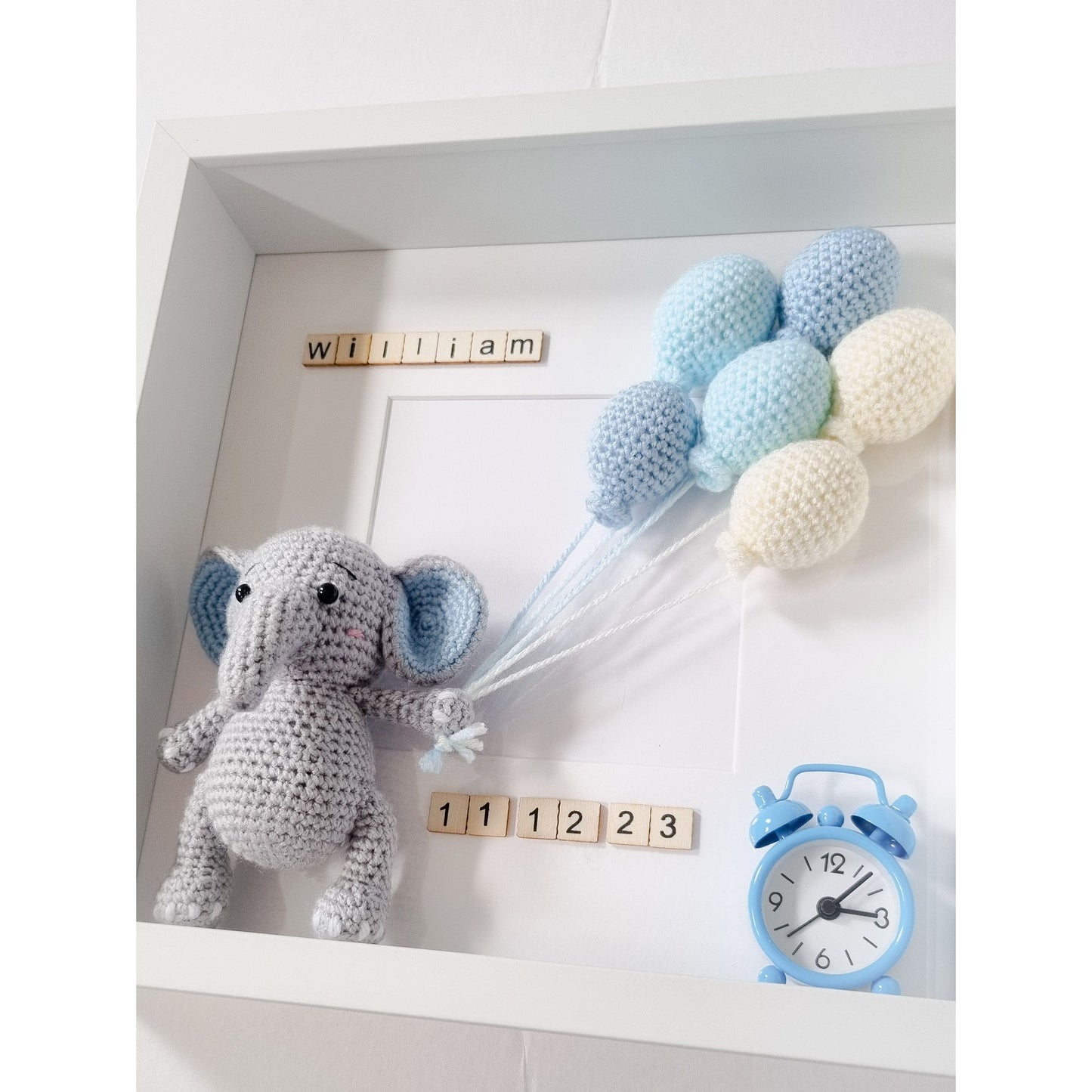 Elephant Birth Date Frame