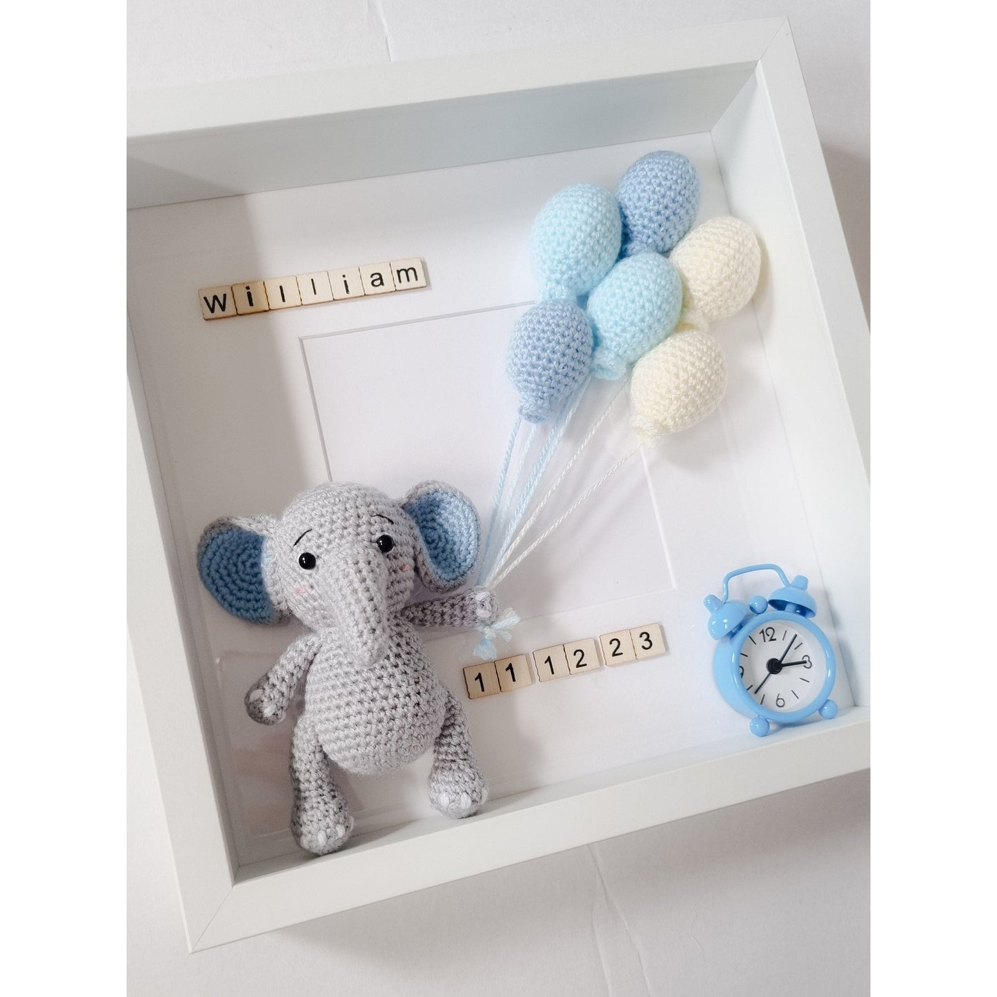Elephant Birth Date Frame