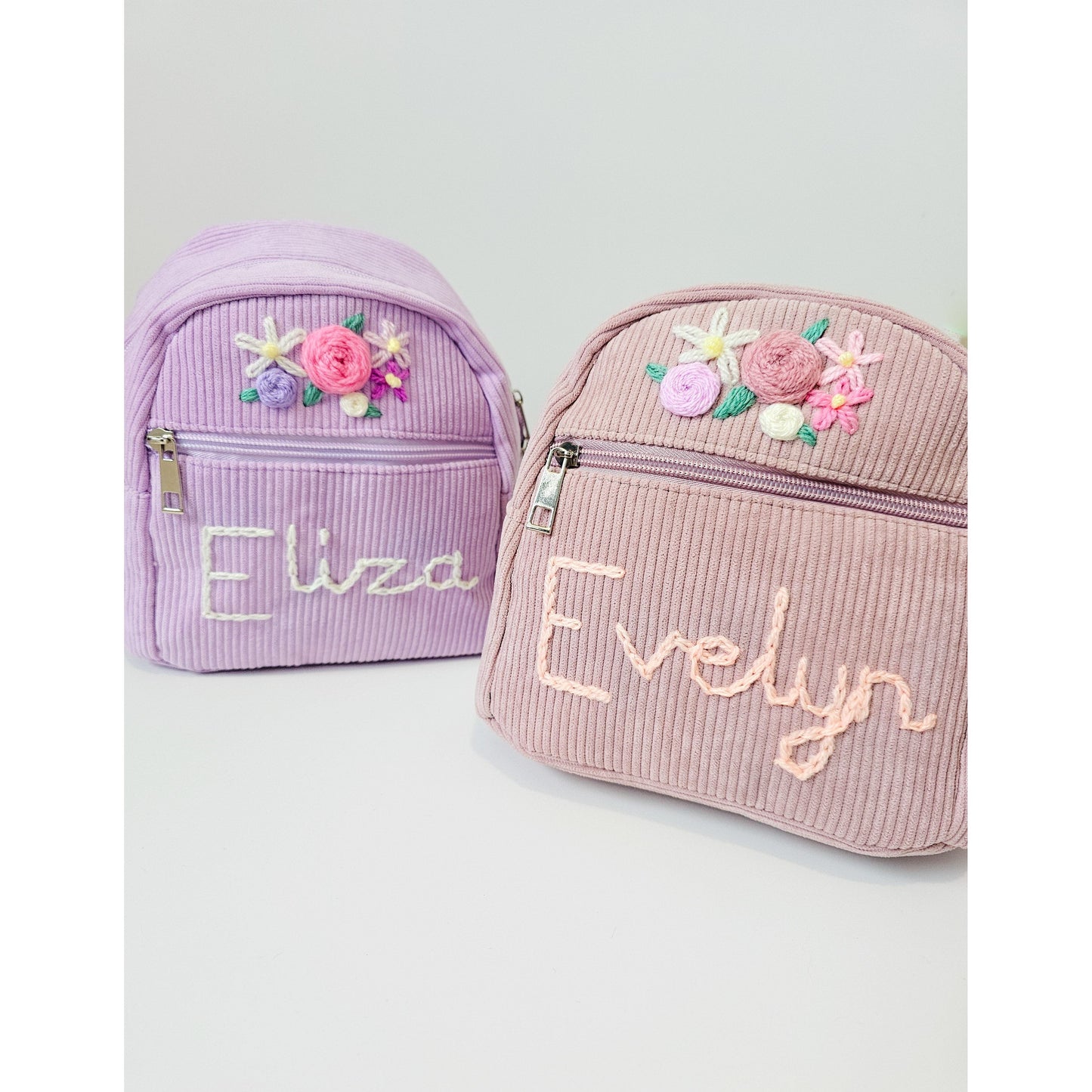 Floral Name Backpack (various colours)