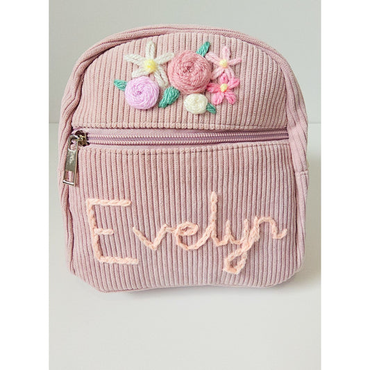 Floral Name Backpack (various colours)