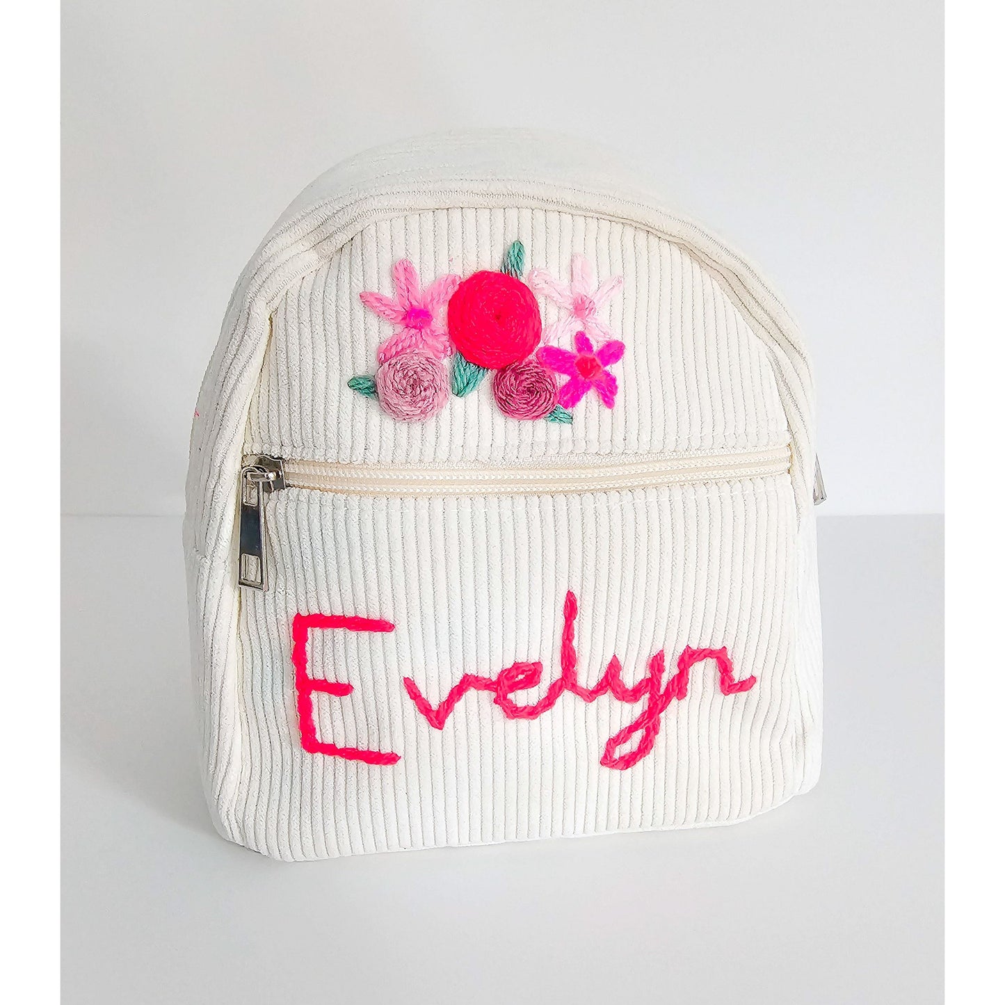 Floral Name Backpack (various colours)