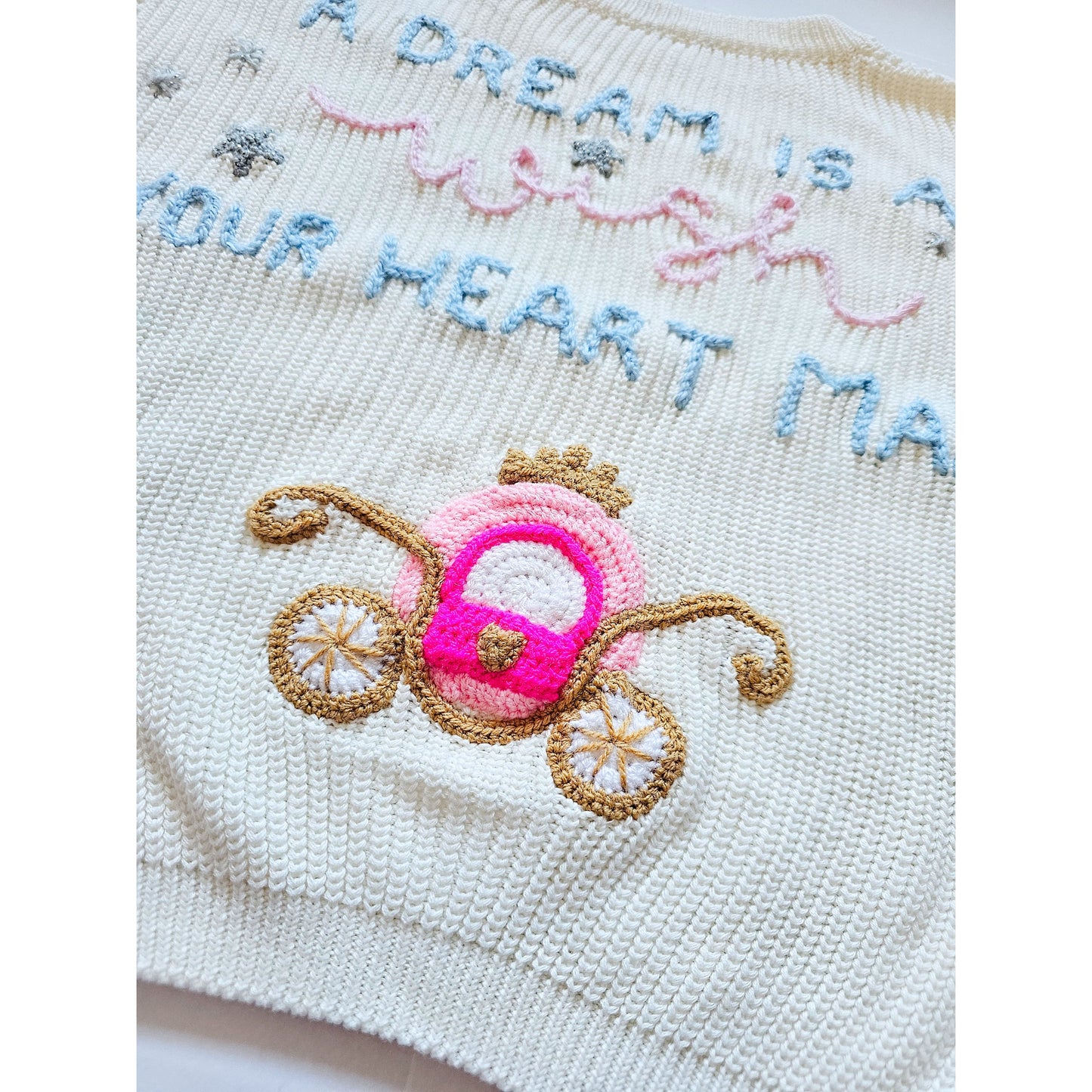 Princess embroidered Jumper - Made to order