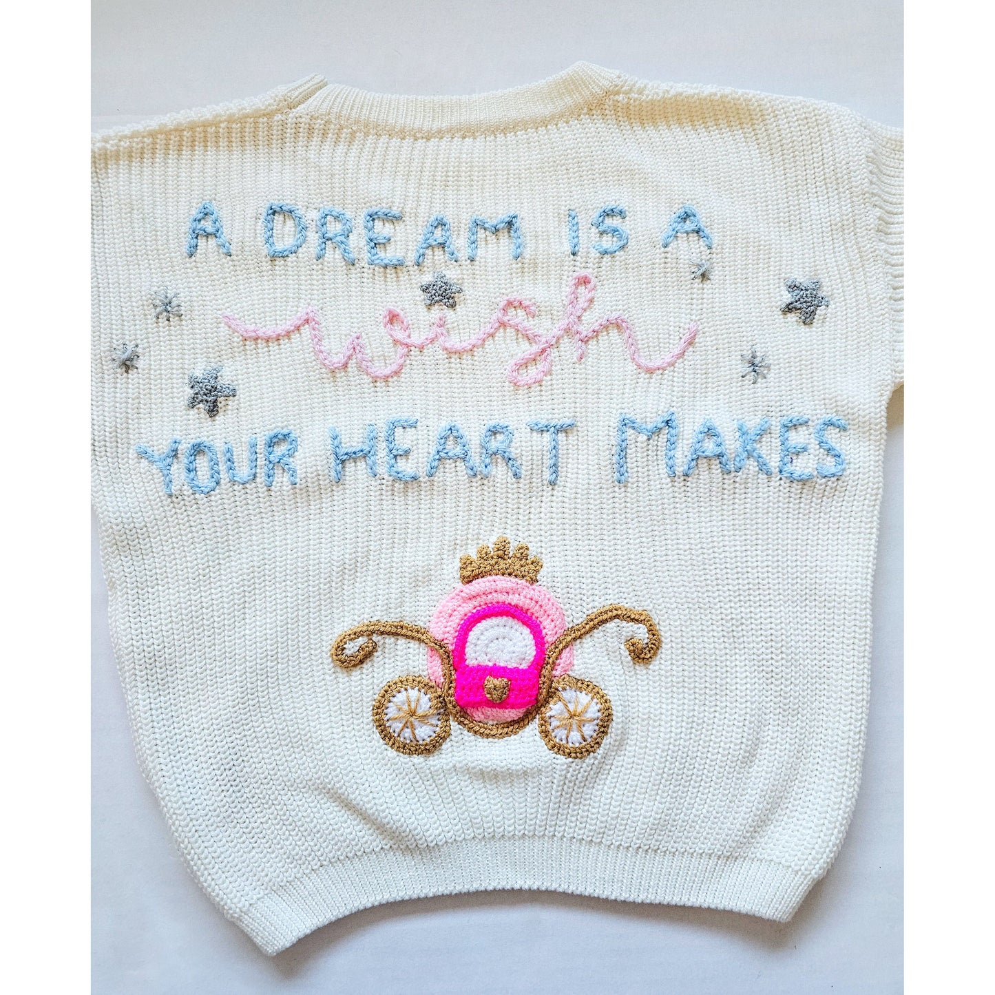 Princess embroidered Jumper - Made to order