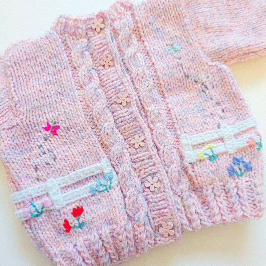Fairy Garden Hand-knit (Age 6–9 months)