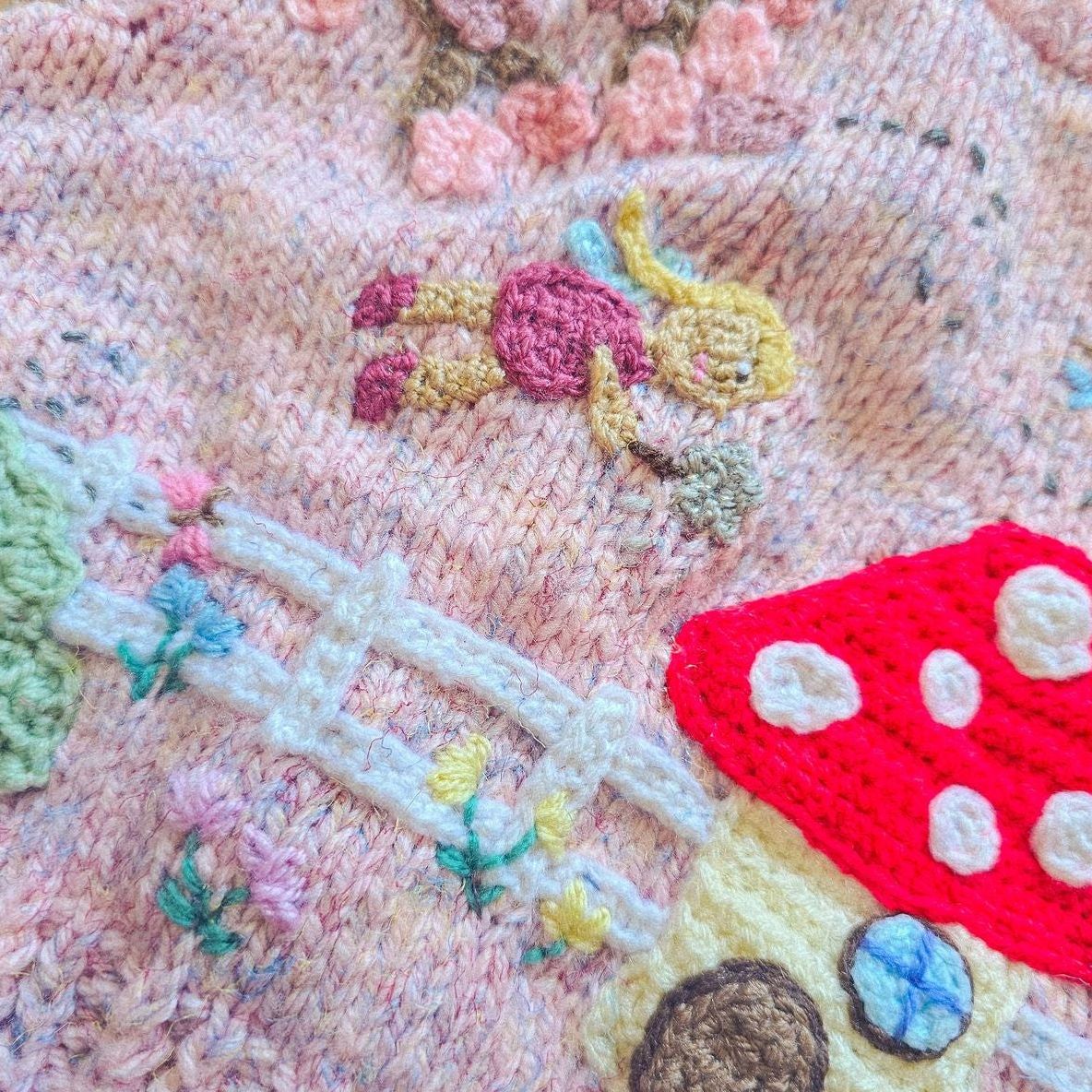 Fairy Garden Hand-knit (Age 6–9 months)