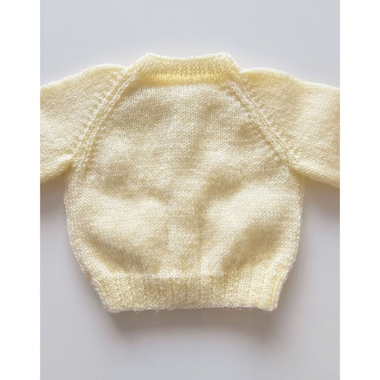 Yellow ice cream knit (0 - 3 months)