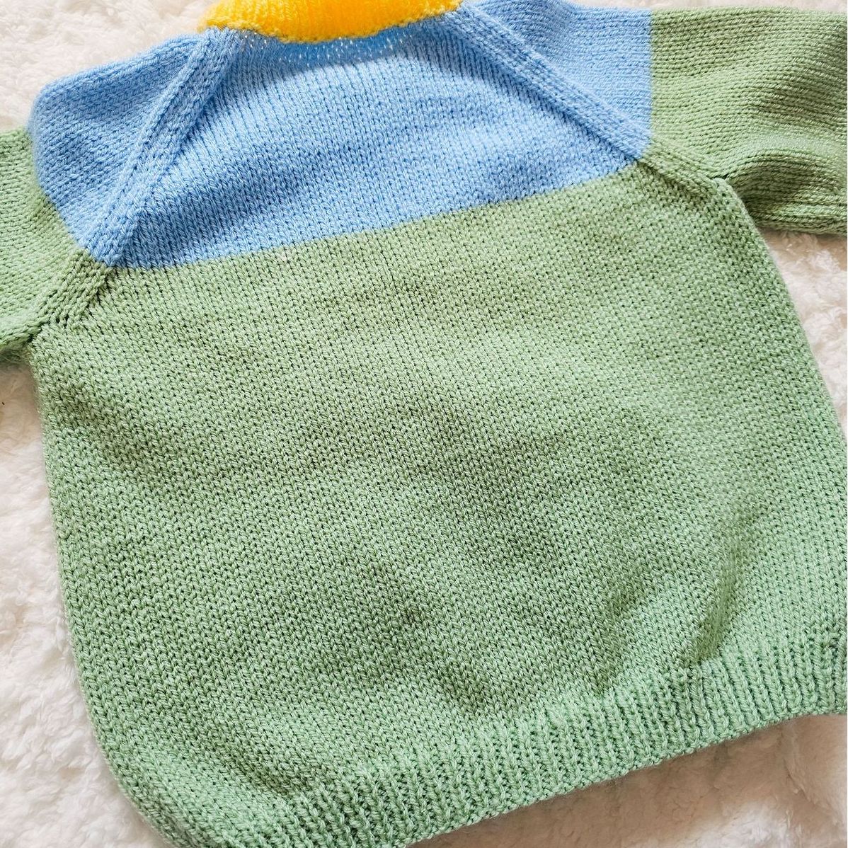 Down on the Farm Sheep Knit ready made (Age 3-4 years)