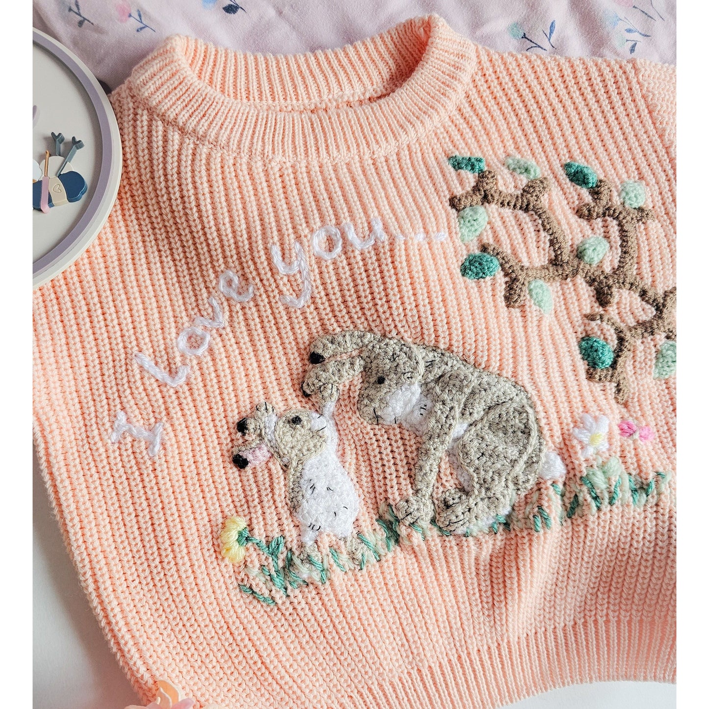 Guess How Much I Love You knit - Made to Order