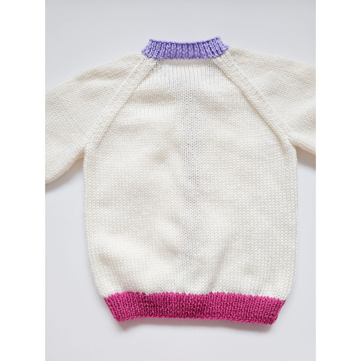 Pink/Purple Hem Knit (2-3 years)