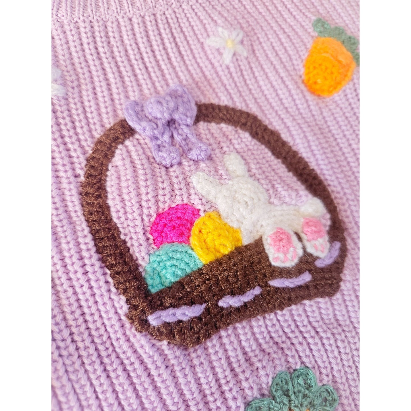 Easter Bunny Knit - Ready-made knit (9 - 12 months)