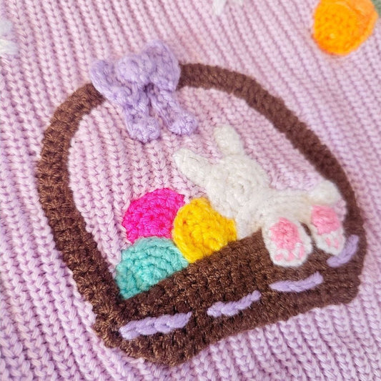Easter Bunny Knit - Ready-made knit (9 - 12 months)