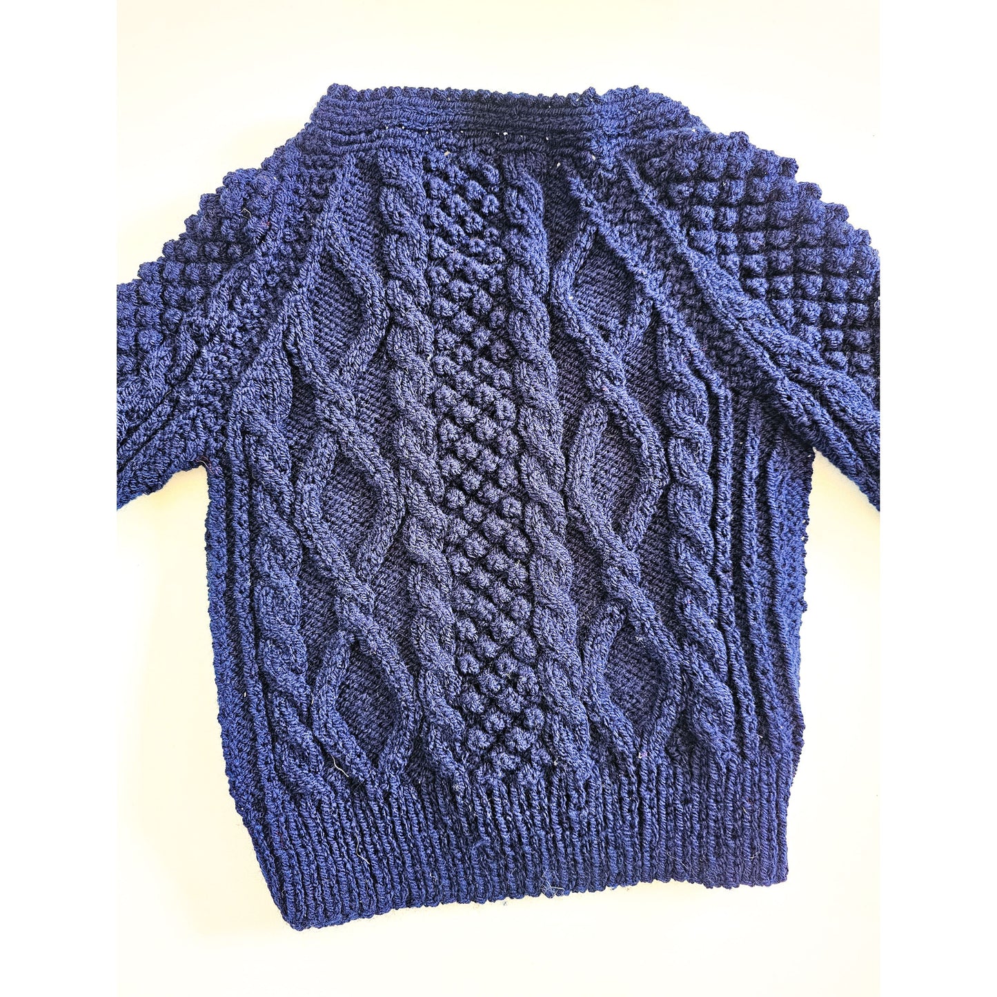 Navy Cable Knit (12 - 18 months)