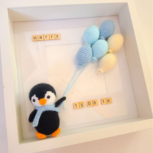 Penguin Birth Date Frame