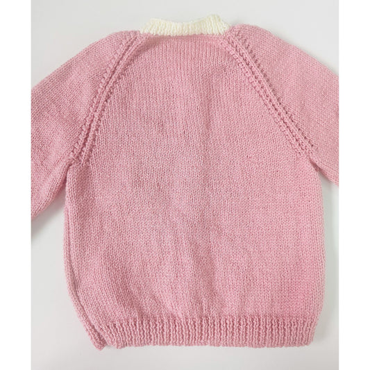 Pale Rose with Cream Cuffs (Age 4 - 5 years)