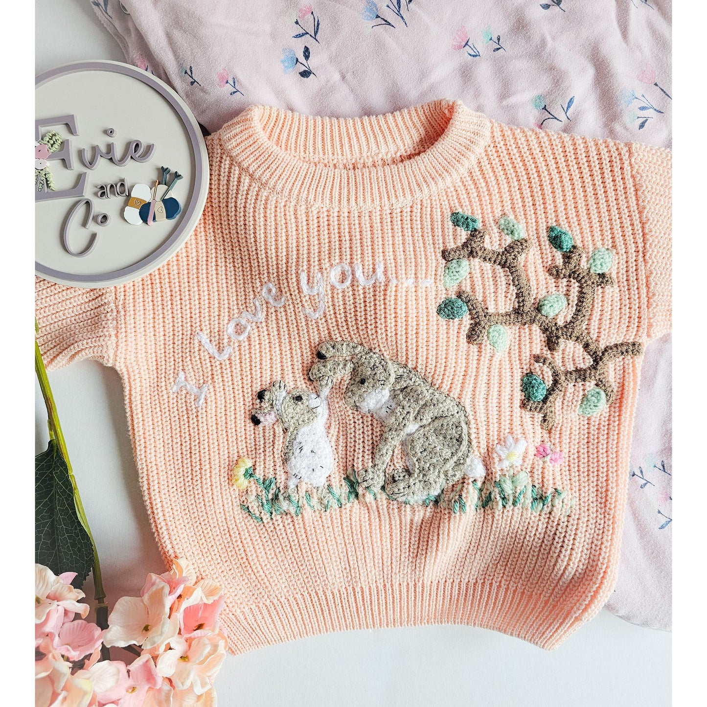 Guess How Much I Love You knit - Made to Order
