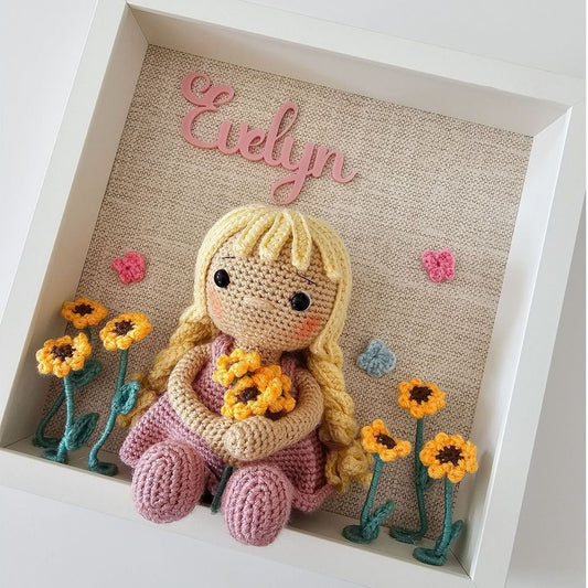 Pigtails and Petals Mini Me Personalised Frame (most popular)