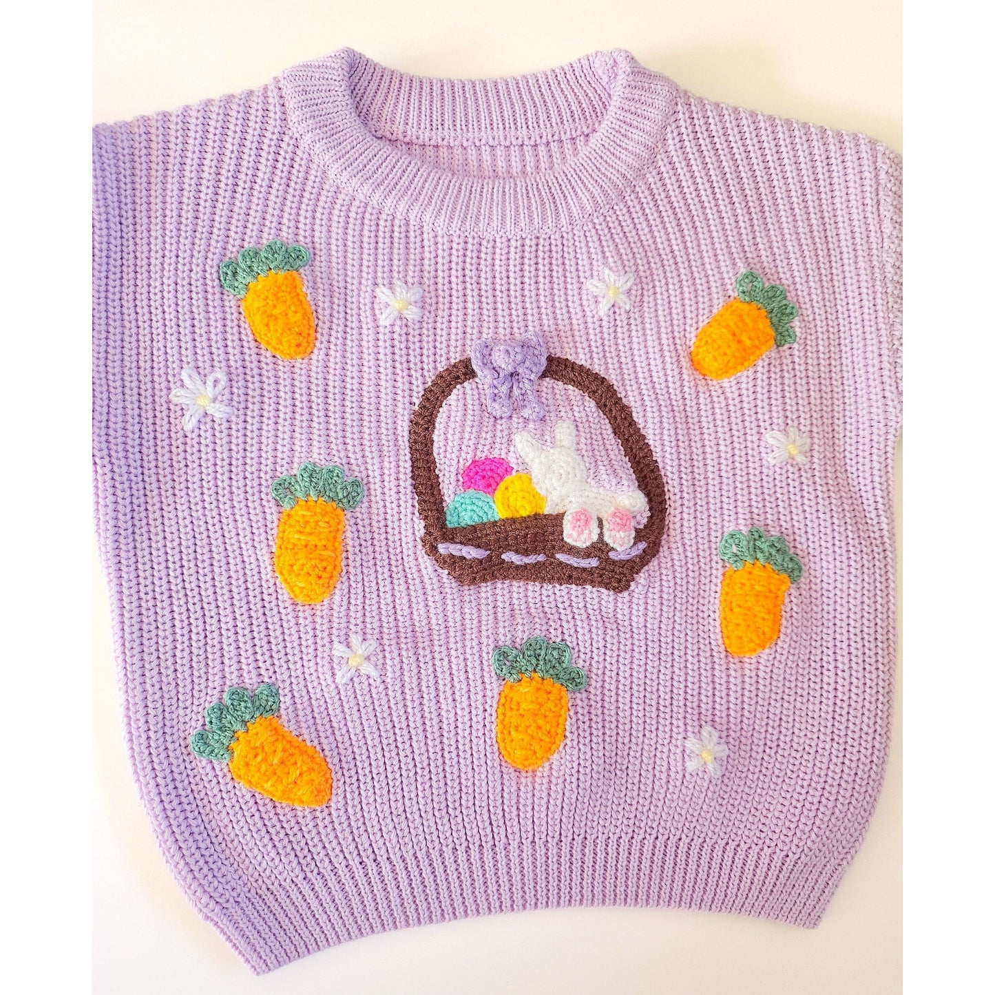Easter Bunny Knit - Ready-made knit (9 - 12 months)