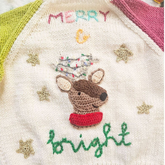 Merry + Bright Christmas Knit (Age 2-3 years)