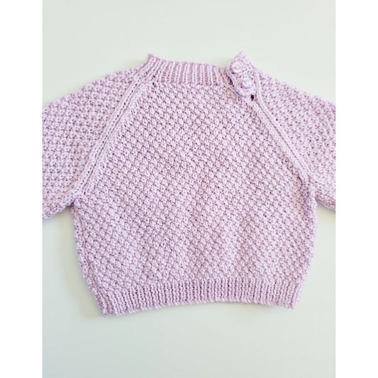 Lilac Cable Jumper (0 - 3 months)