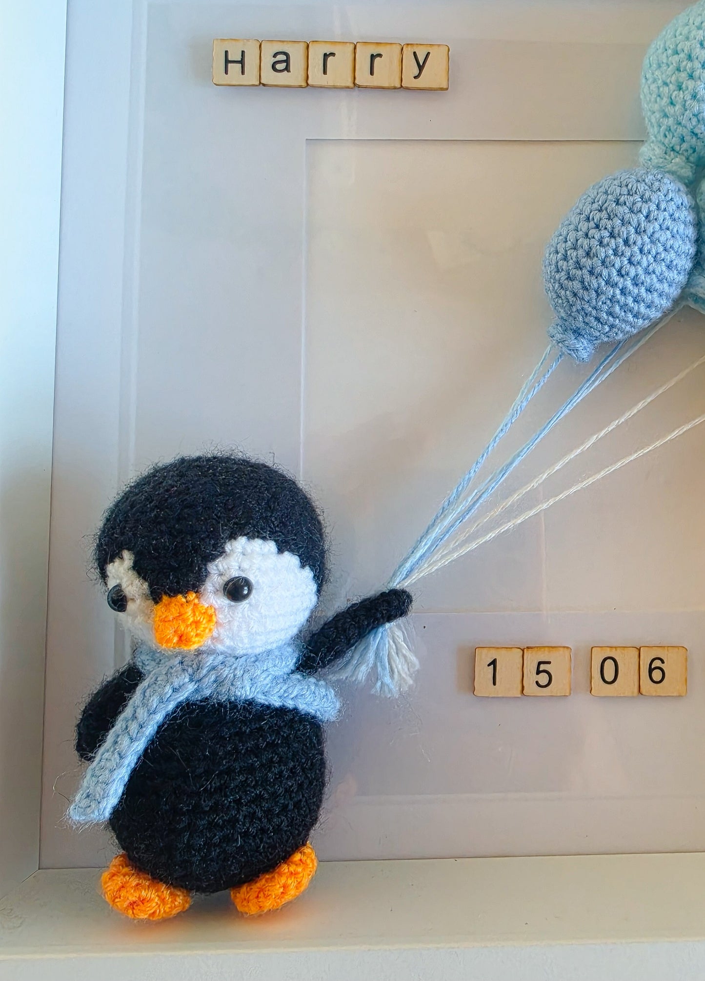 Penguin Birth Date Frame