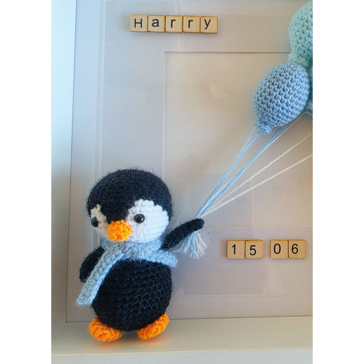 Penguin Birth Date Frame