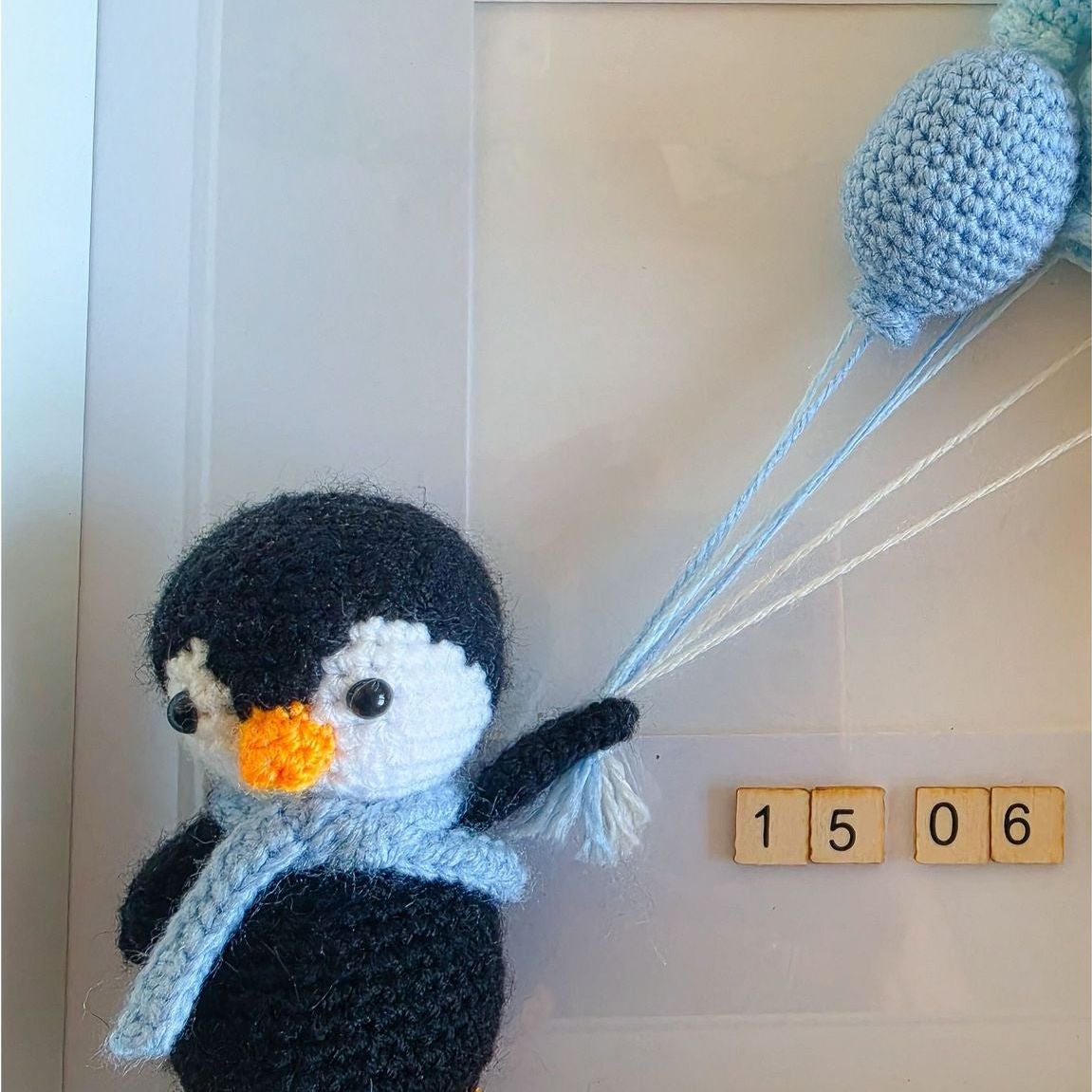 Penguin Birth Date Frame