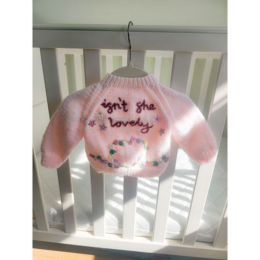Isn't She Lovely Cardigan Soft Peach (made to order)