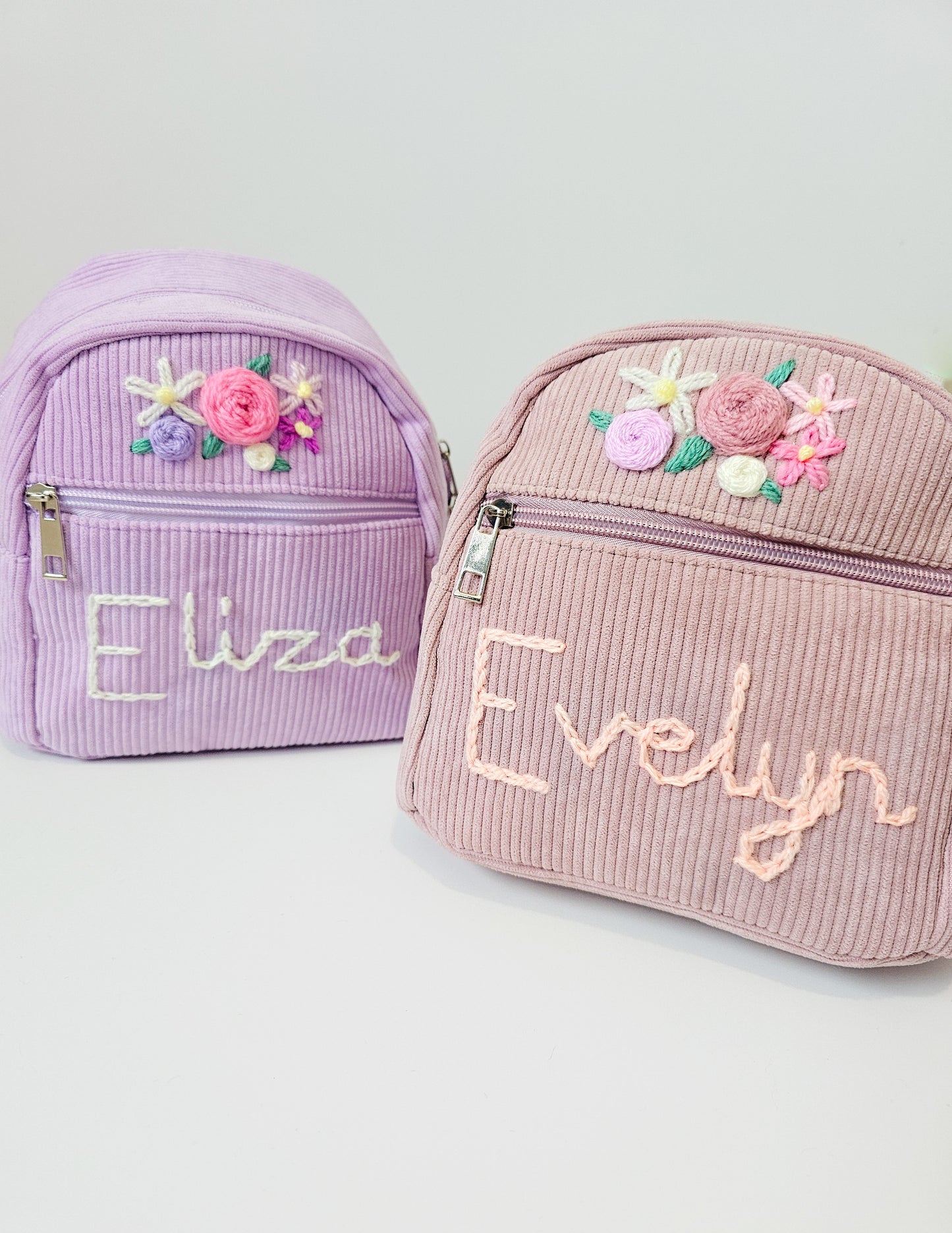 Floral Name Backpack (various colours)