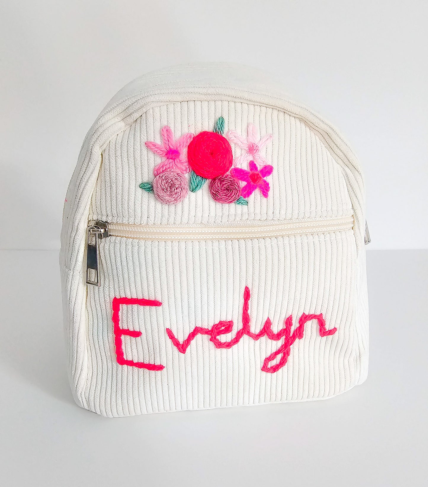 Floral Name Backpack (various colours)