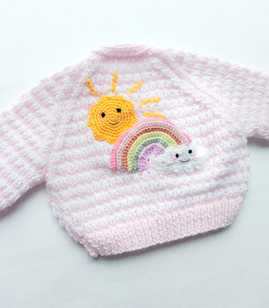 Sunshine and Rainbows Newborn Knit