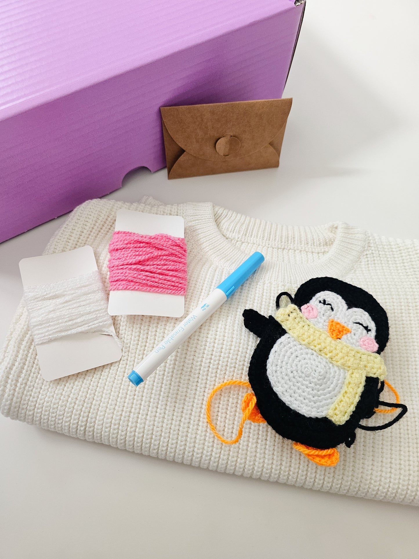 Penguin Christmas Jumper Kit