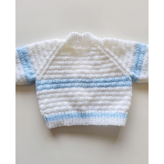 White and blue stripe (newborn)