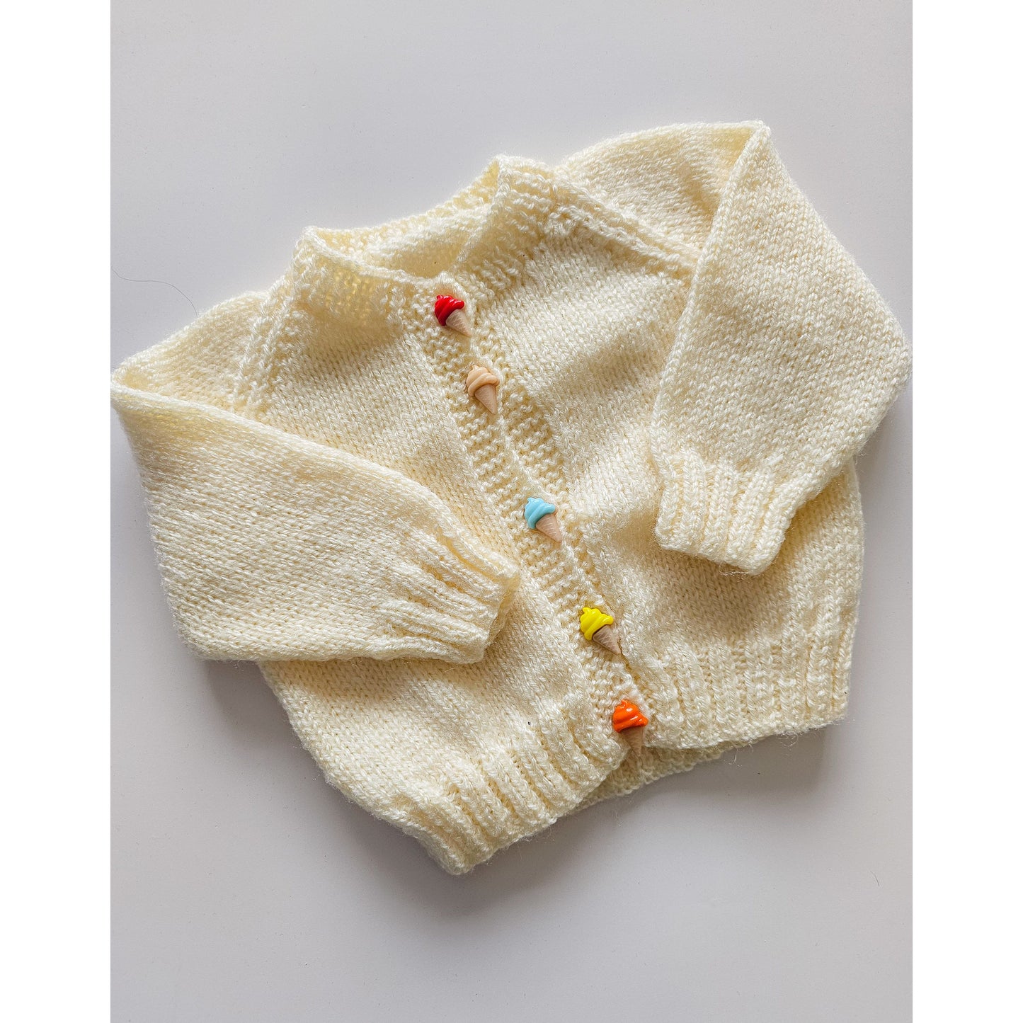 Yellow ice cream knit (0 - 3 months)