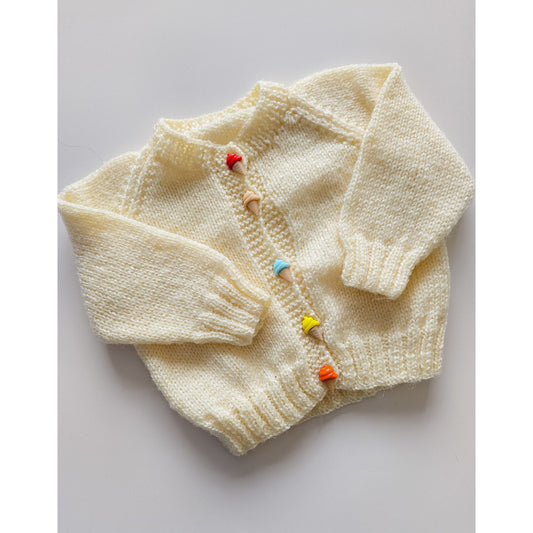 Yellow ice cream knit (0 - 3 months)