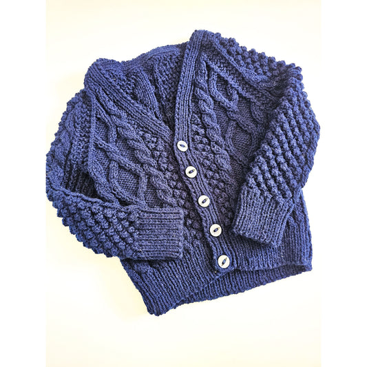 Navy Cable Knit (12 - 18 months)