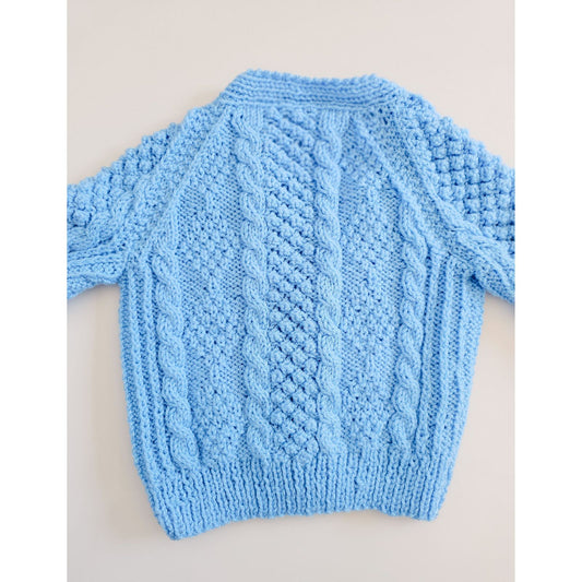 Sky Blue Cable Knit (1 - 2 years)