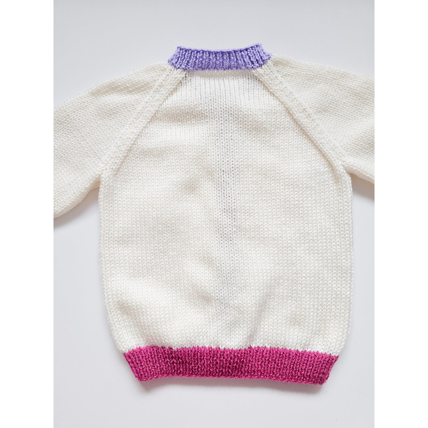 Pink/Purple Hem Knit (2-3 years)