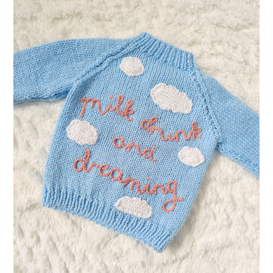 Milk Drunk and Dreaming Knit (Age 0-3 months)