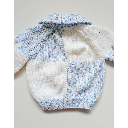 Blue Speckled Colourblock (3-6 months)